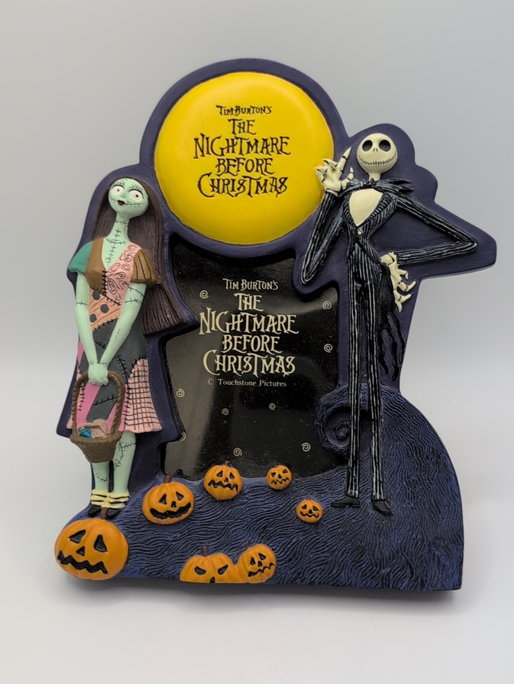 Nightmare Before Christmas Jack & Sally Resin Photo Frame, Vintage, JUN Planning